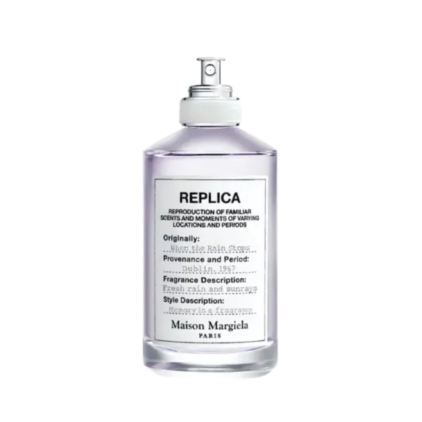 REPLICA WHEN THE RAIN STOPS EDT MAISON MARGIELA 100ML WITHOUT BOX BATCH CODE 22X61YC